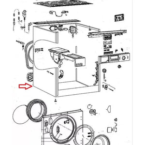 Skelet 481075056231 náhradní díl pro pračky Whirlpool Indesit