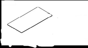 Skleněná police 49042701 náhradní díl určený pro chladničku Candy Hoover