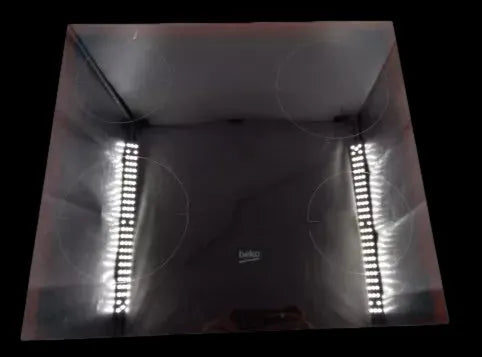 Sklo BEK190263512 náhradní díl pro varnou desku Beko