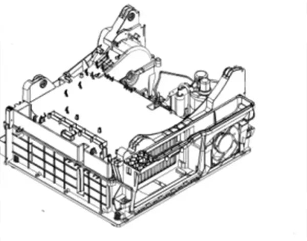 Spodní díl 1364470110 náhradní díl pro sušičku AEG Electrolux Zanussi Husqvarna