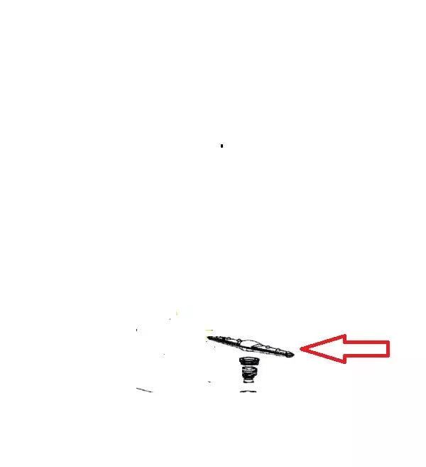 Spodní ostřikovací rameno 49006856 náhradní díl pro ostřikování v myčce nádobí Candy Hoover