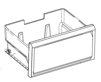 Šuplík 4385570600 náhradní díl pro mrazničku Beko Blomberg