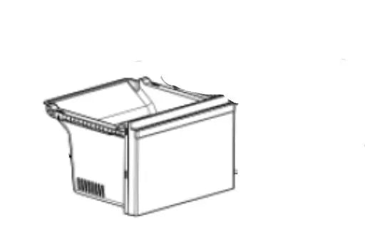 Šuplík C00530830 náhradní díl pro spodní levý prostor mrazničky Whirlpool Indesit