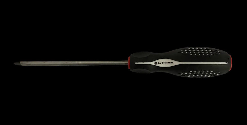 Šroubovák plochý 4x100 mm určený k utahování a povolování šroubů značky Stend PRO