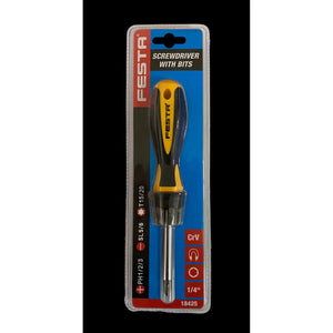 Šroubovák s bity 6 ks určen pro montáž a běžné domácí opravy