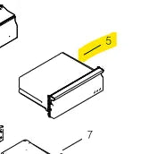 Šuplík do chladničky DA97-11360A náhradní díl pro lednici Samsung