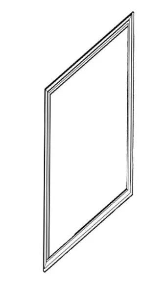 Těsnění 49018719 pro utěsnění dveří do chladničky Candy Hoover