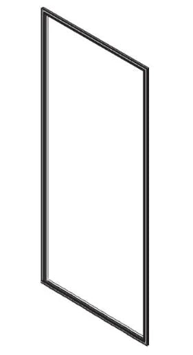 Těsnění dveří 754132536 pro utěsnění dveří v lednici SMEG