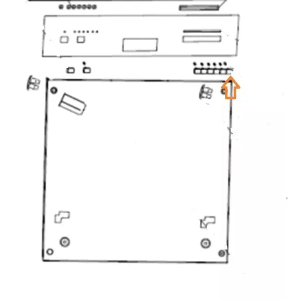 Tlačítko GOR306383 pro volbu programů v myčce nádobí GorenMora