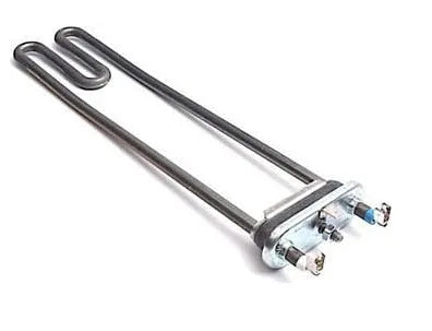 Topné těleso C00105266 pro ohřev vody v pračce Whirlpool Indesit 295 x 65 mm