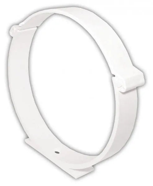 Držák pr100 mm určen k upevnění plastového potrubí o průměru 100 mm