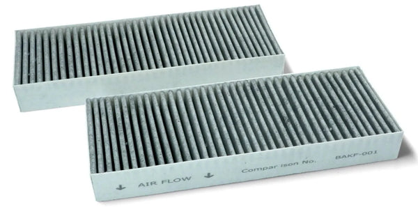 Filtr BAKFS určený pro odstranění pachů v odsavači par Bora 340 x 125 x 60 mm sada 2 ks