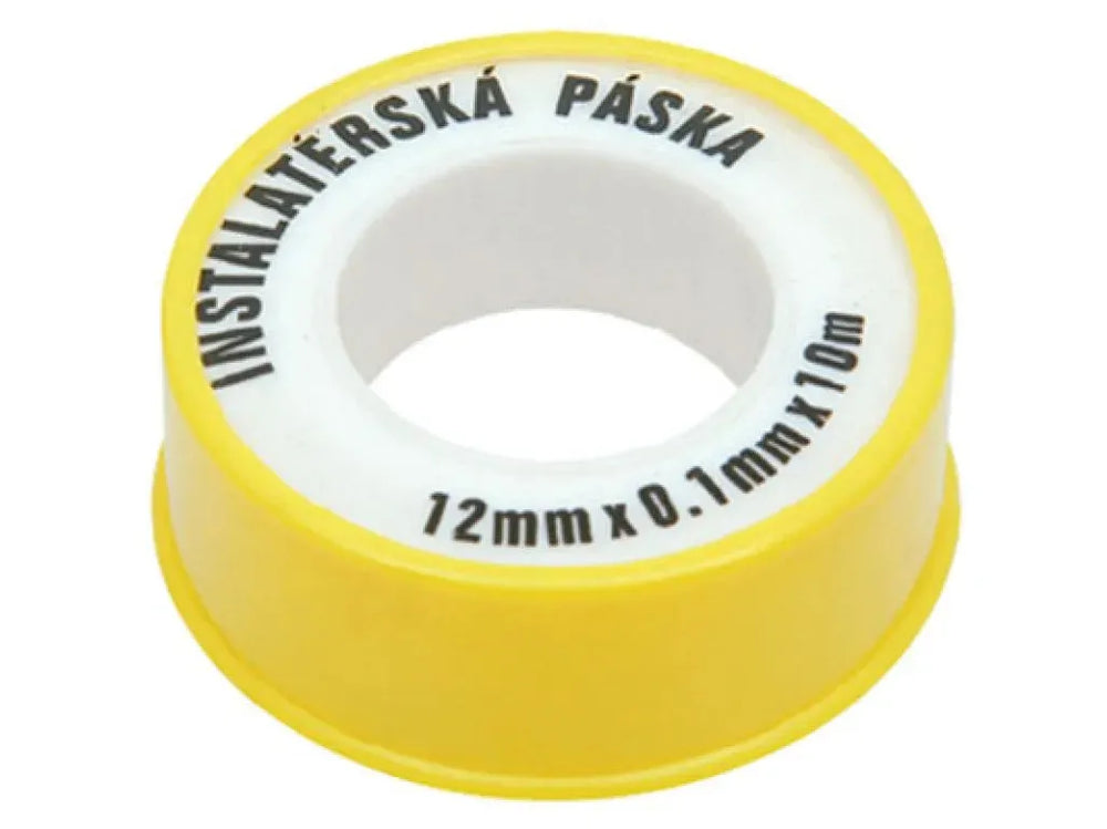 Teflonová páska Maxitape určena pro vodu topení a vzduch Unipak 12 x 01 mm 10 m