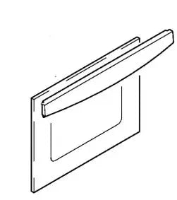 Sklo dveří BSH00213761 náhradní díl pro troubu Bosch Siemens