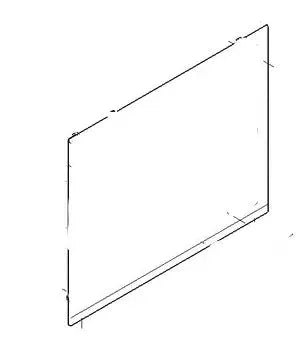Vnější sklo BSH20005919 náhradní díl pro troubu Bosch Siemens