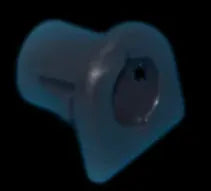 Vnější zástrčka vodítka GOR871824 náhradní díl pro vedení horního koše v myčce nádobí Gorenje