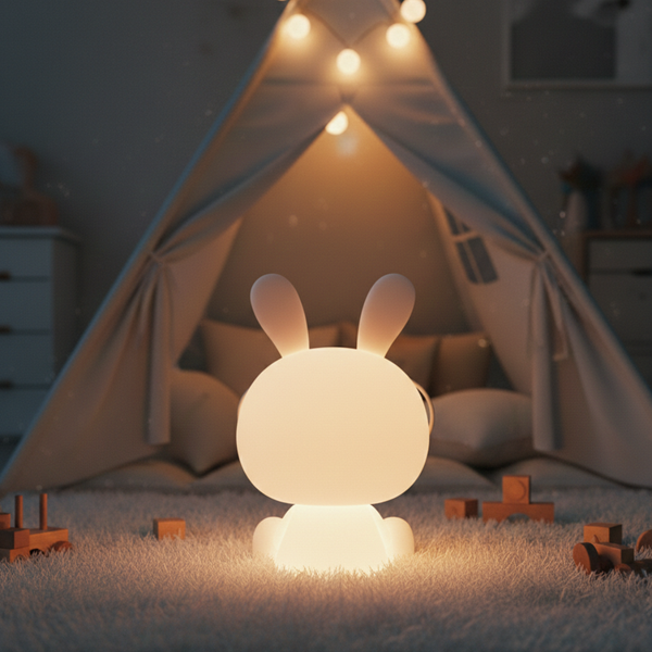 Lampa dětská ZAJÍC LED 2,5W RGB+W