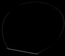 Spona C00092155 k uchycení manžety na nádrži praček Whirlpool Indesit